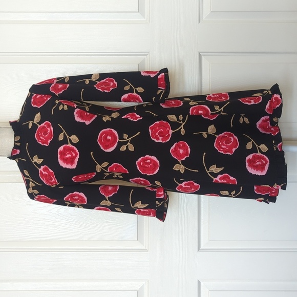 Kate Spade New York Hazy Rose Crepe Dress - Picture 3 of 7